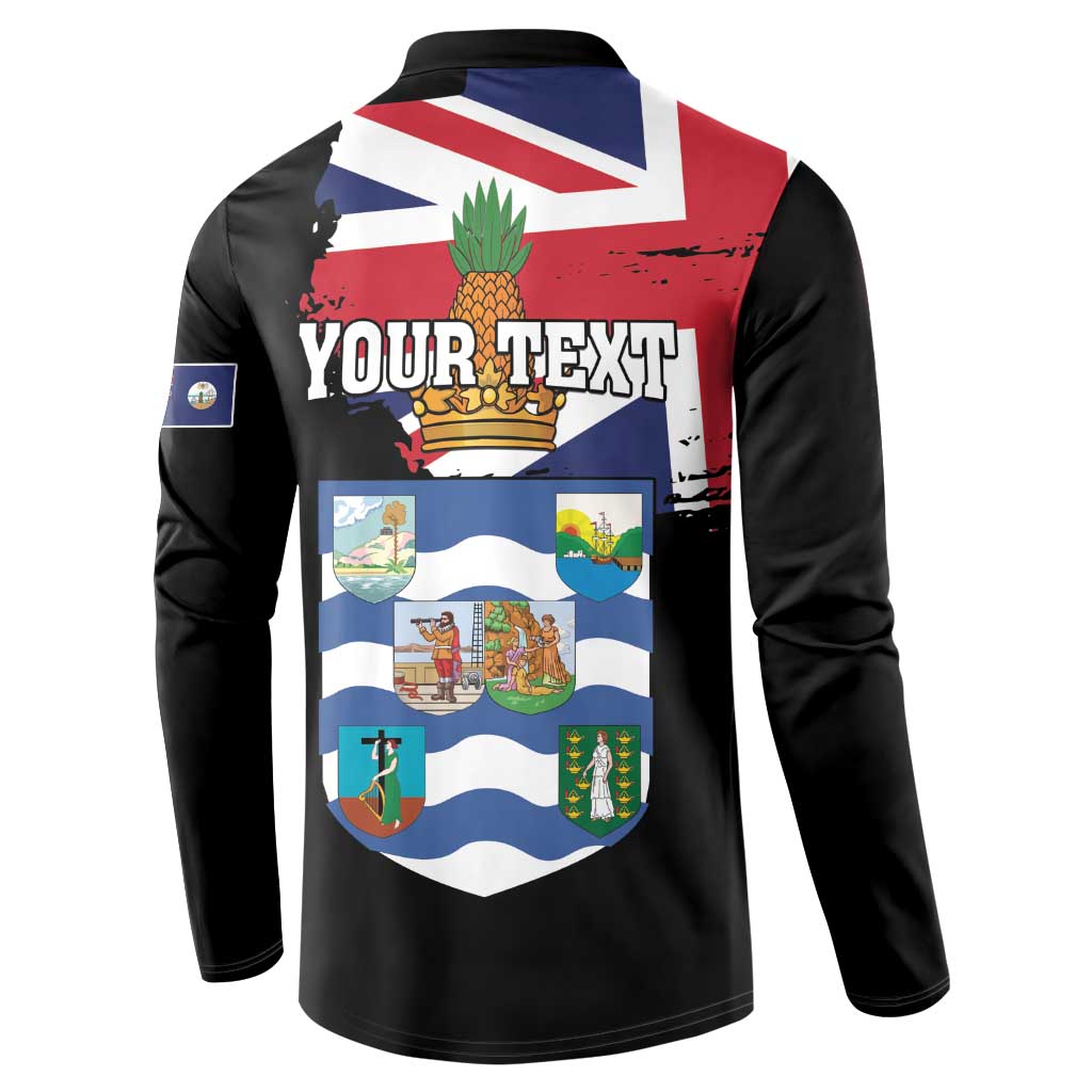 Personalised Bonaire Button Sweatshirt Boneiru Coat of Arms
