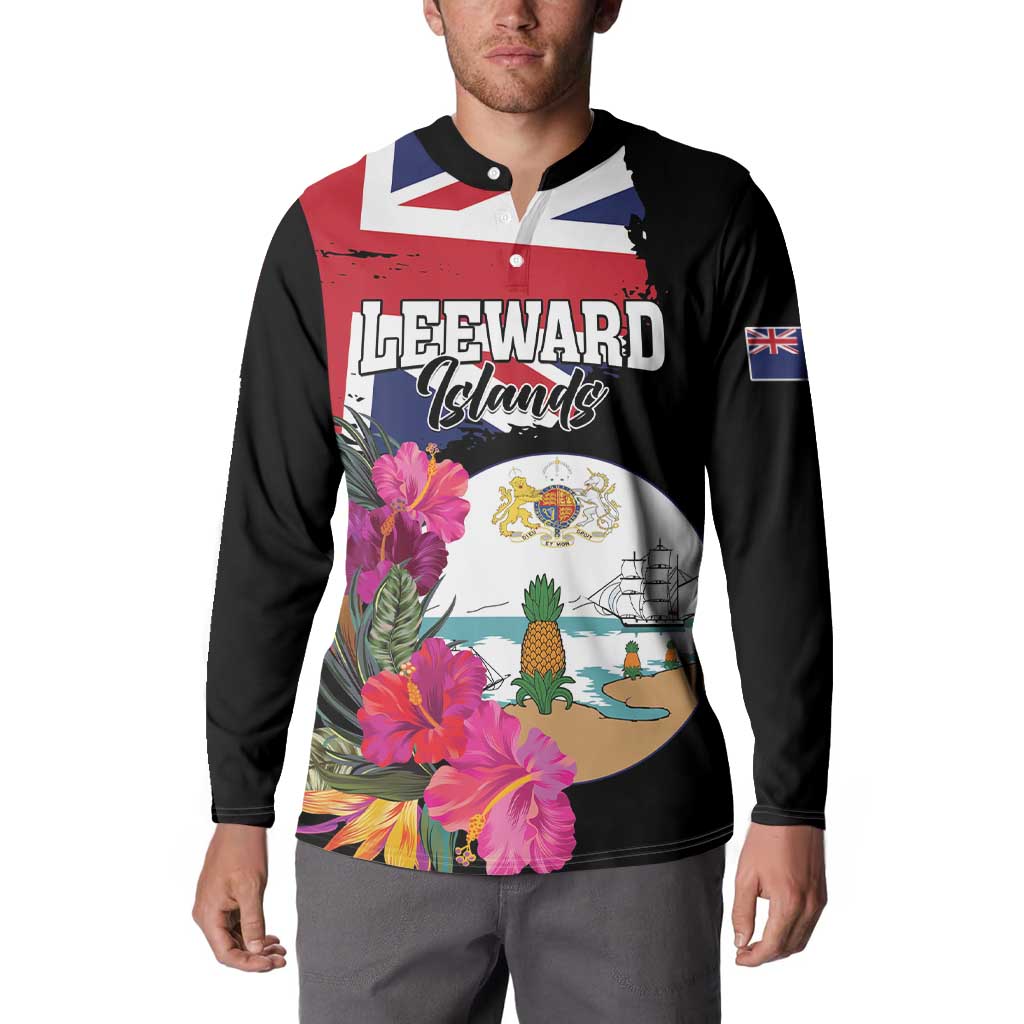 Personalised Bonaire Button Sweatshirt Boneiru Coat of Arms