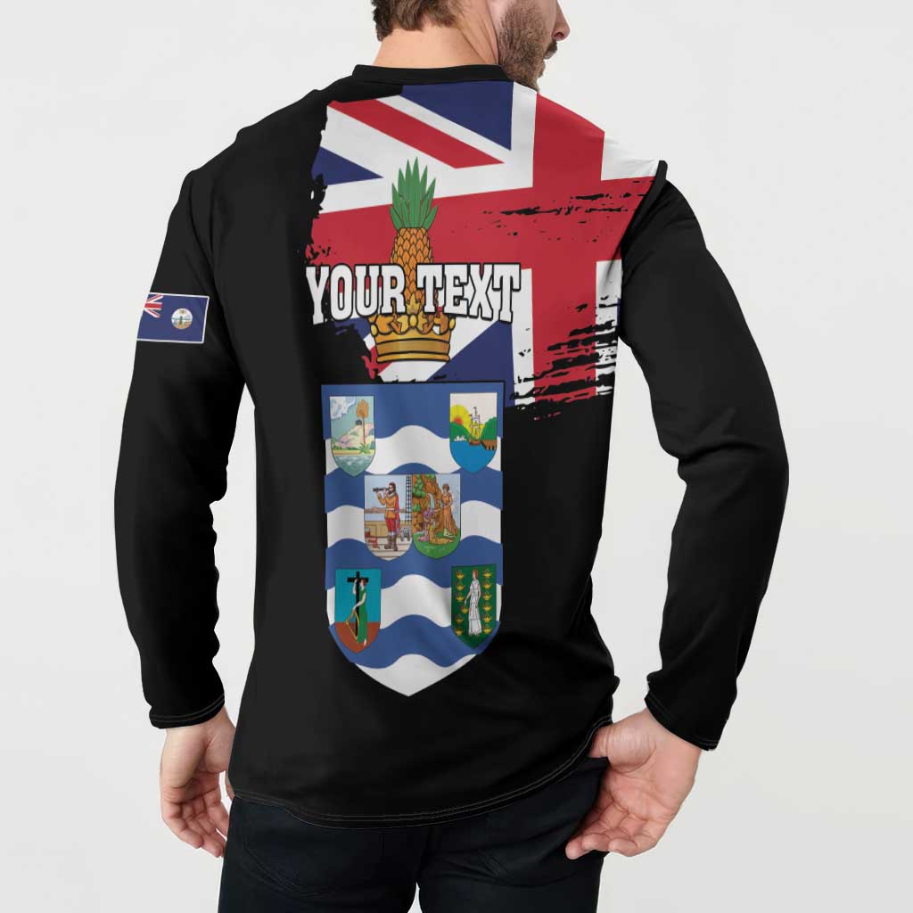 Personalised Bonaire Button Sweatshirt Boneiru Coat of Arms