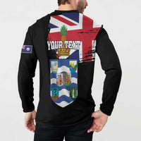 Personalised Bonaire Button Sweatshirt Boneiru Coat of Arms