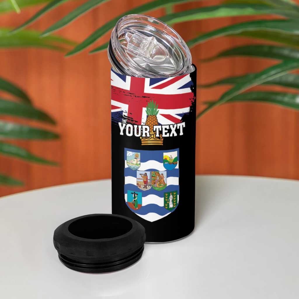 Personalised Bonaire 4 in 1 Can Cooler Tumbler Boneiru Coat of Arms