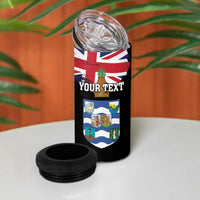 Personalised Bonaire 4 in 1 Can Cooler Tumbler Boneiru Coat of Arms