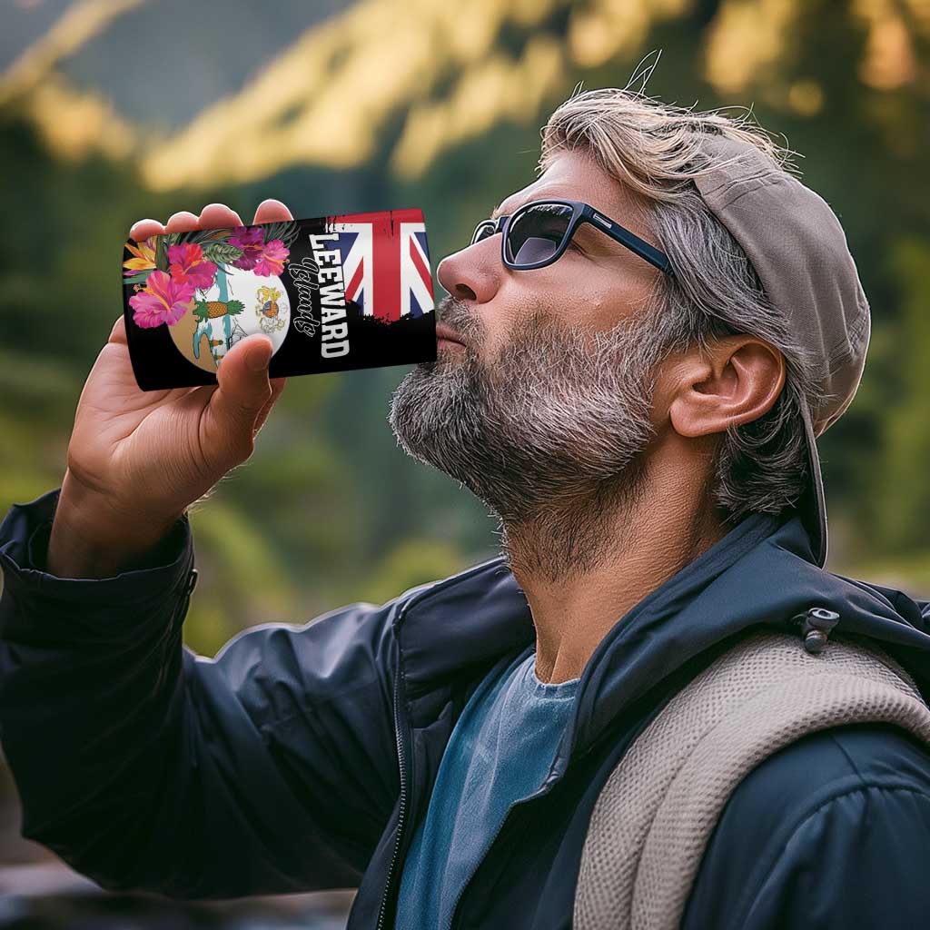 Personalised Bonaire 4 in 1 Can Cooler Tumbler Boneiru Coat of Arms