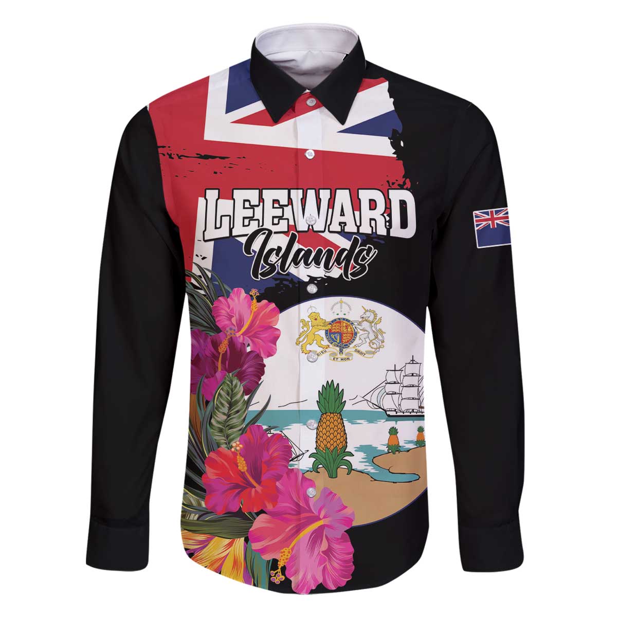 Personalised Bonaire Family Matching Off The Shoulder Long Sleeve Dress and Hawaiian Shirt Boneiru Coat of Arms