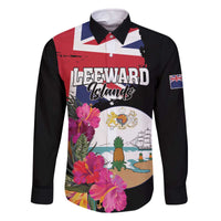 Personalised Bonaire Family Matching Off The Shoulder Long Sleeve Dress and Hawaiian Shirt Boneiru Coat of Arms