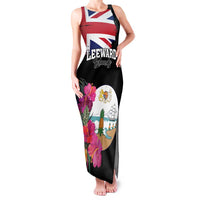 Personalised Bonaire Family Matching Tank Maxi Dress and Hawaiian Shirt Boneiru Coat of Arms