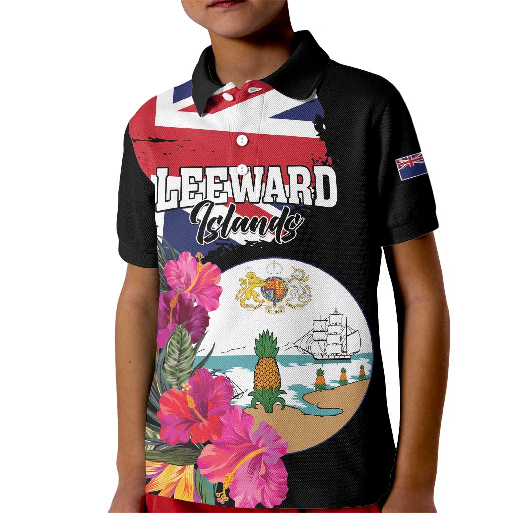 Personalised Bonaire Kid Polo Shirt Boneiru Coat of Arms