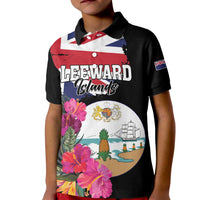 Personalised Bonaire Kid Polo Shirt Boneiru Coat of Arms