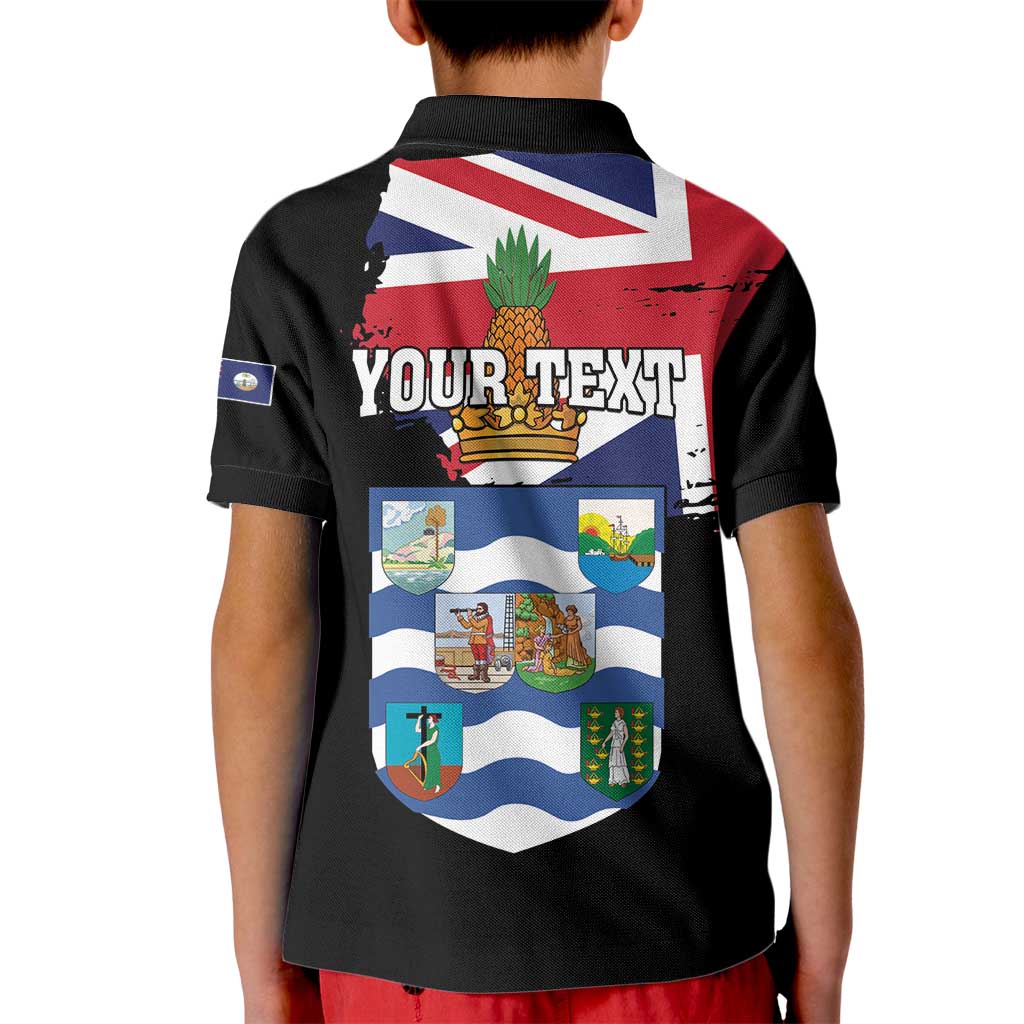 Personalised Bonaire Kid Polo Shirt Boneiru Coat of Arms