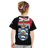 Personalised Bonaire Kid T Shirt Boneiru Coat of Arms