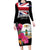 Personalised Bonaire Long Sleeve Bodycon Dress Boneiru Coat of Arms
