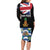 Personalised Bonaire Long Sleeve Bodycon Dress Boneiru Coat of Arms