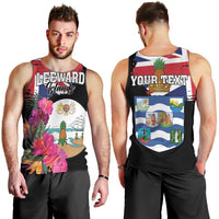 Personalised Bonaire Men Tank Top Boneiru Coat of Arms