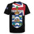 Personalised Bonaire Rugby Jersey Boneiru Coat of Arms
