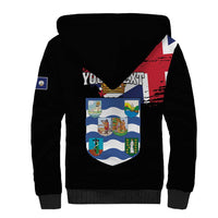 Personalised Bonaire Sherpa Hoodie Boneiru Coat of Arms