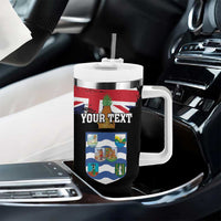Personalised Bonaire Tumbler With Handle Boneiru Coat of Arms