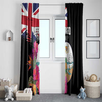 Bonaire Window Curtain Boneiru Coat of Arms