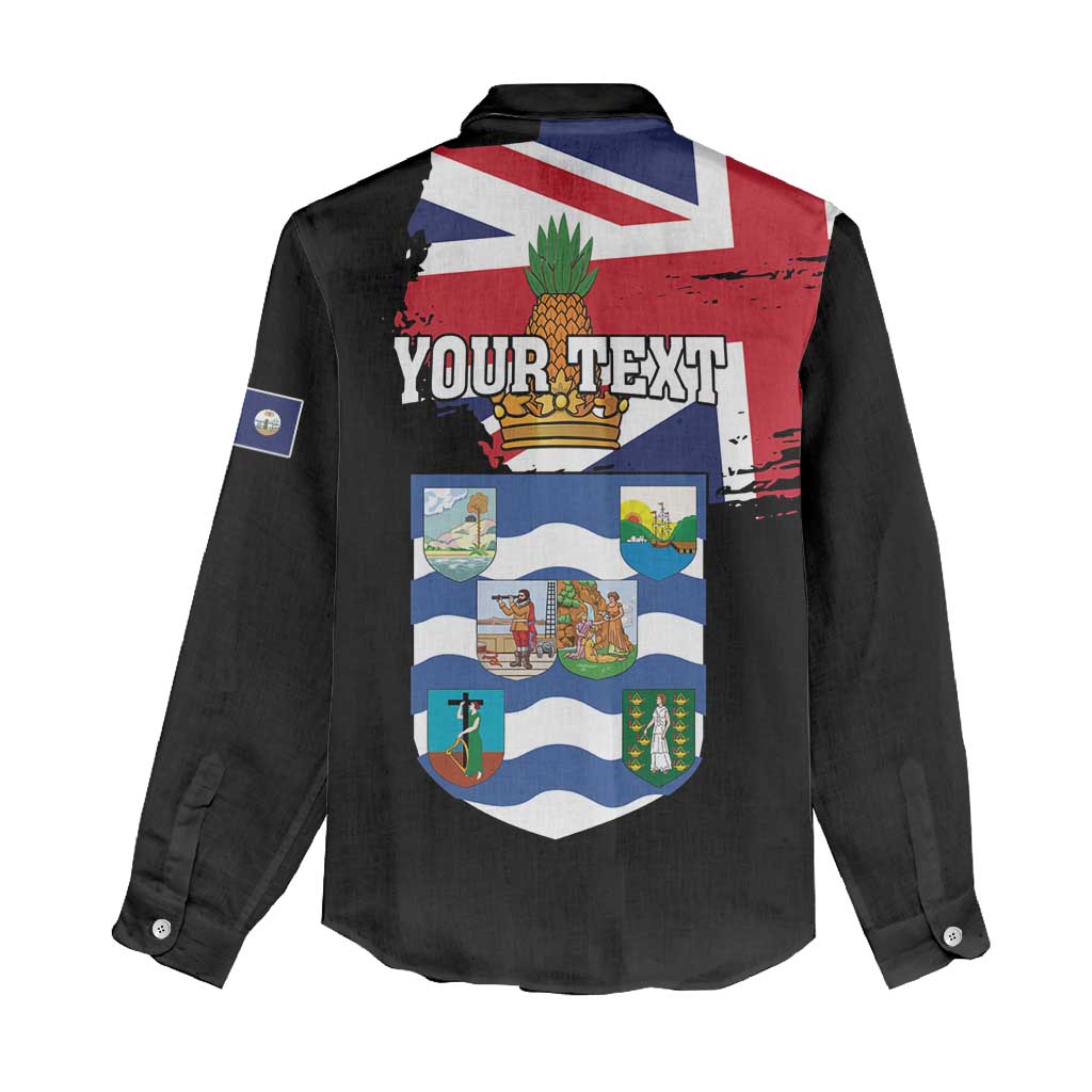 Personalised Bonaire Women Casual Shirt Boneiru Coat of Arms