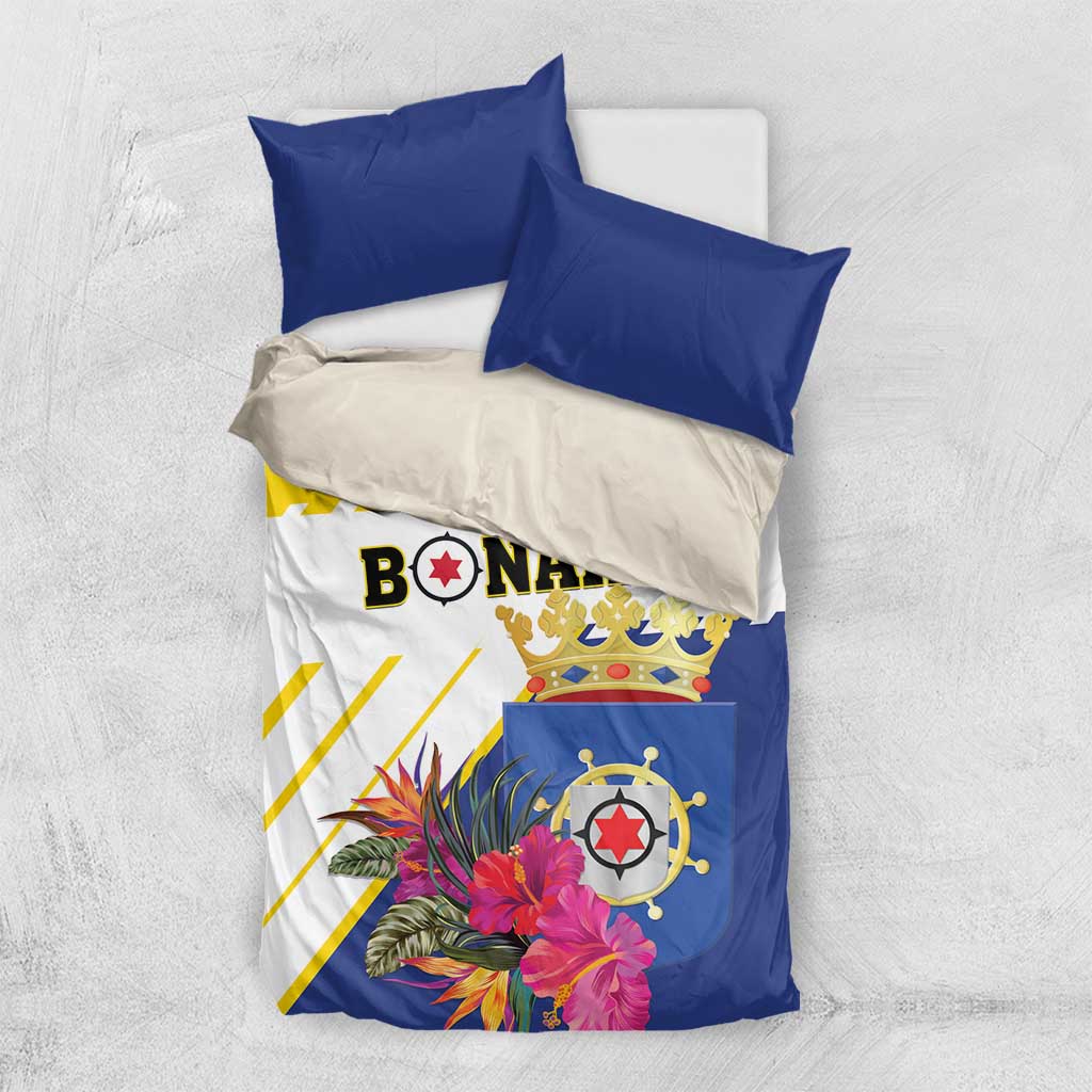 British Leeward Islands Bedding Set Tropical Flower Grunge Style