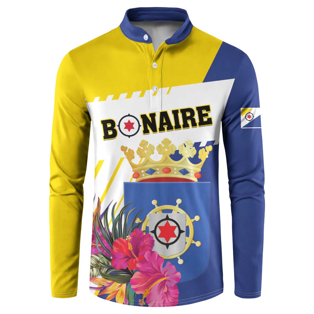 Personalised British Leeward Islands Button Sweatshirt Tropical Flower Grunge Style