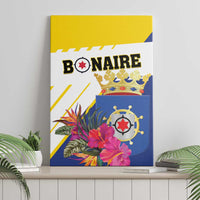 British Leeward Islands Canvas Wall Art Tropical Flower Grunge Style