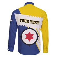 Personalised British Leeward Islands Family Matching Short Sleeve Bodycon Dress and Hawaiian Shirt Tropical Flower Grunge Style