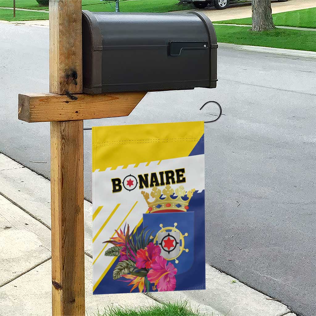 British Leeward Islands Garden Flag Tropical Flower Grunge Style