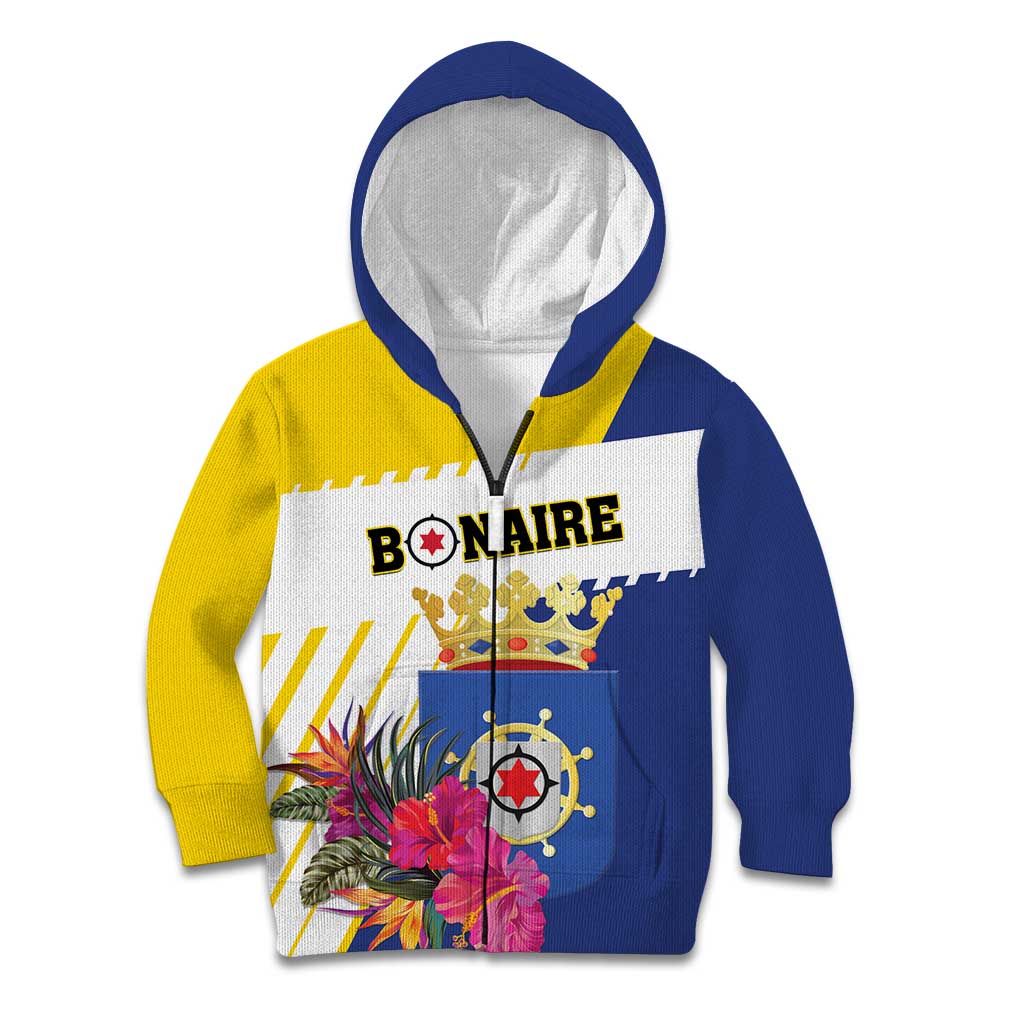 Personalised British Leeward Islands Kid Hoodie Tropical Flower Grunge Style
