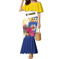 Personalised British Leeward Islands Mermaid Dress Tropical Flower Grunge Style