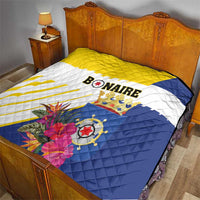 British Leeward Islands Quilt Tropical Flower Grunge Style