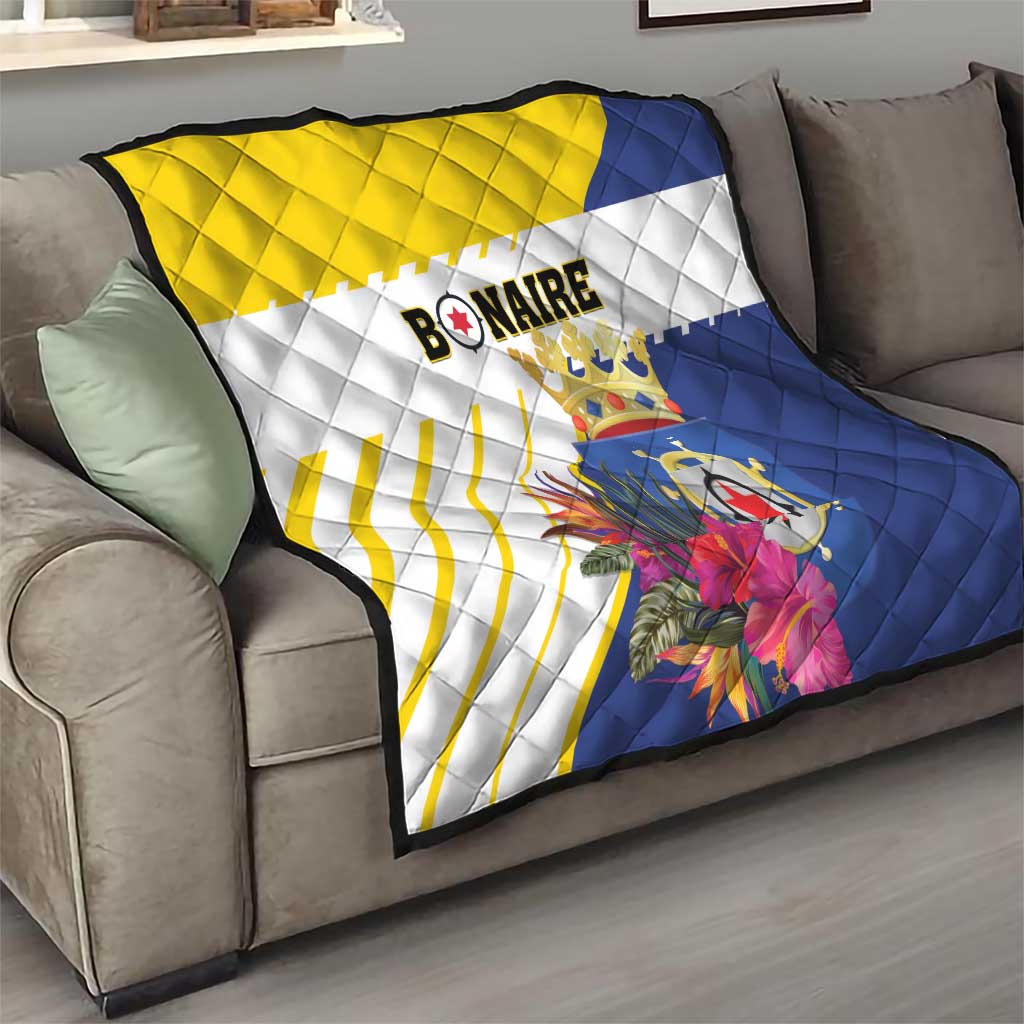 British Leeward Islands Quilt Tropical Flower Grunge Style