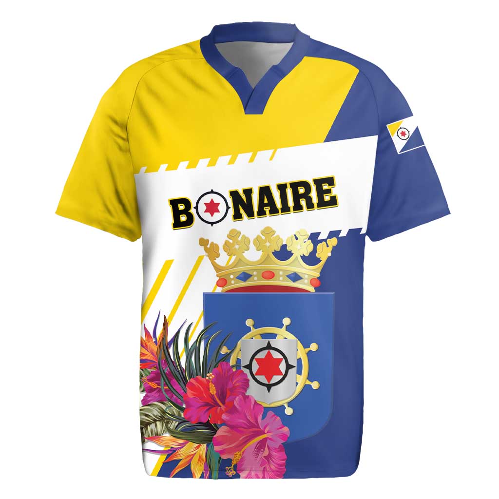 Personalised British Leeward Islands Rugby Jersey Tropical Flower Grunge Style