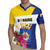 Personalised British Leeward Islands Rugby Jersey Tropical Flower Grunge Style