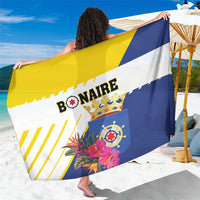 British Leeward Islands Sarong Tropical Flower Grunge Style