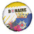 British Leeward Islands Spare Tire Cover Tropical Flower Grunge Style