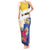 Personalised British Leeward Islands Tank Maxi Dress Tropical Flower Grunge Style