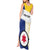 Personalised British Leeward Islands Tank Maxi Dress Tropical Flower Grunge Style