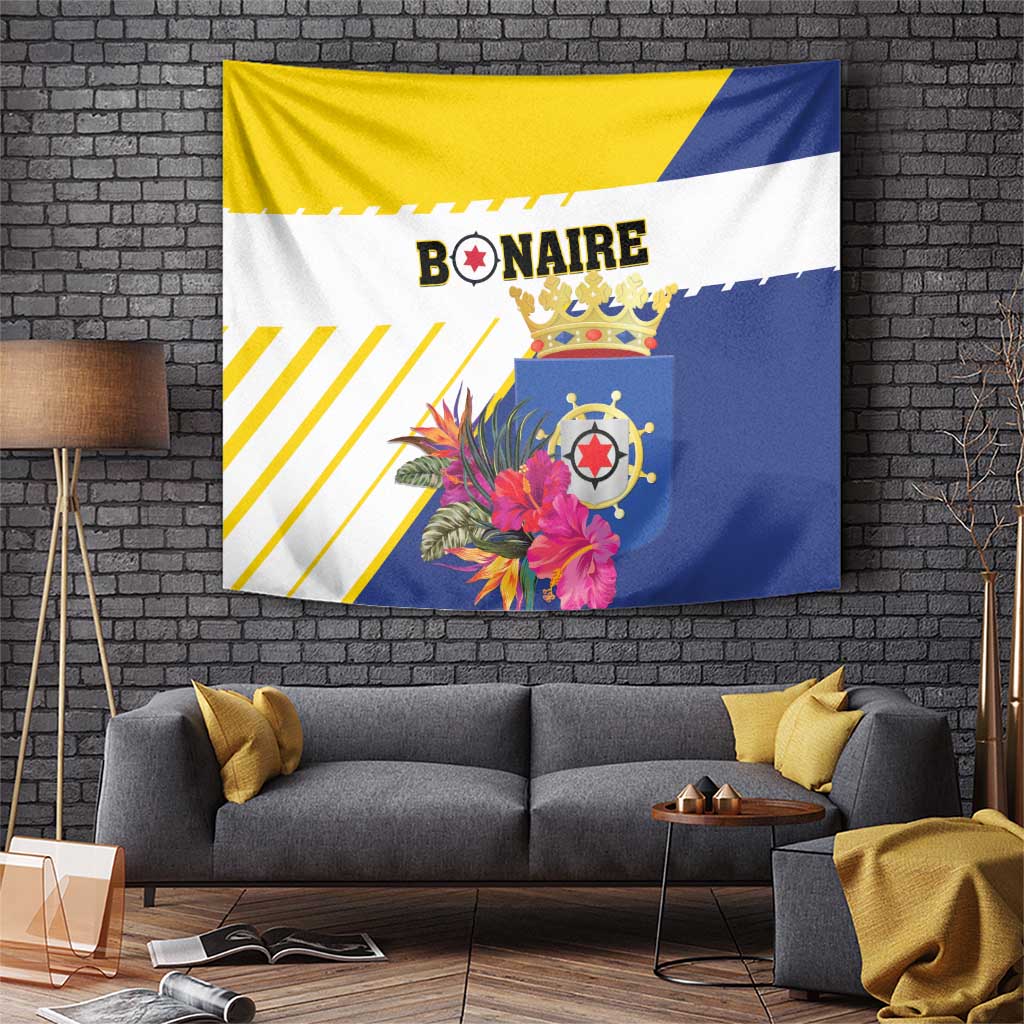 British Leeward Islands Tapestry Tropical Flower Grunge Style