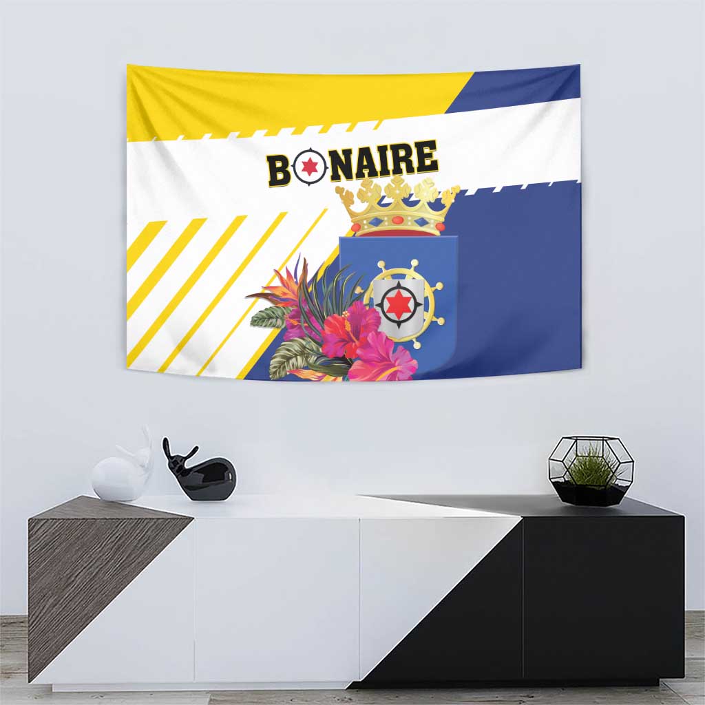 British Leeward Islands Tapestry Tropical Flower Grunge Style