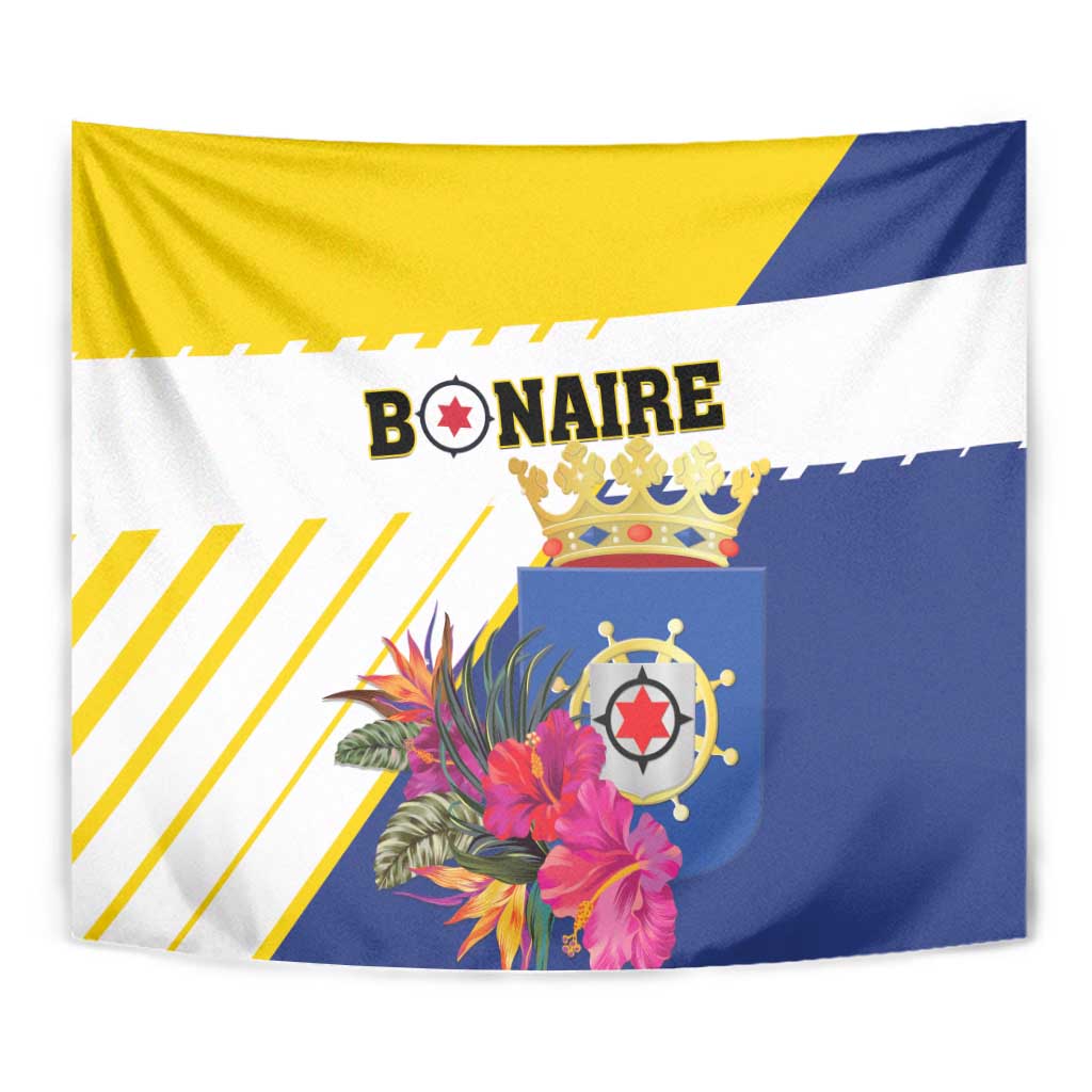 British Leeward Islands Tapestry Tropical Flower Grunge Style