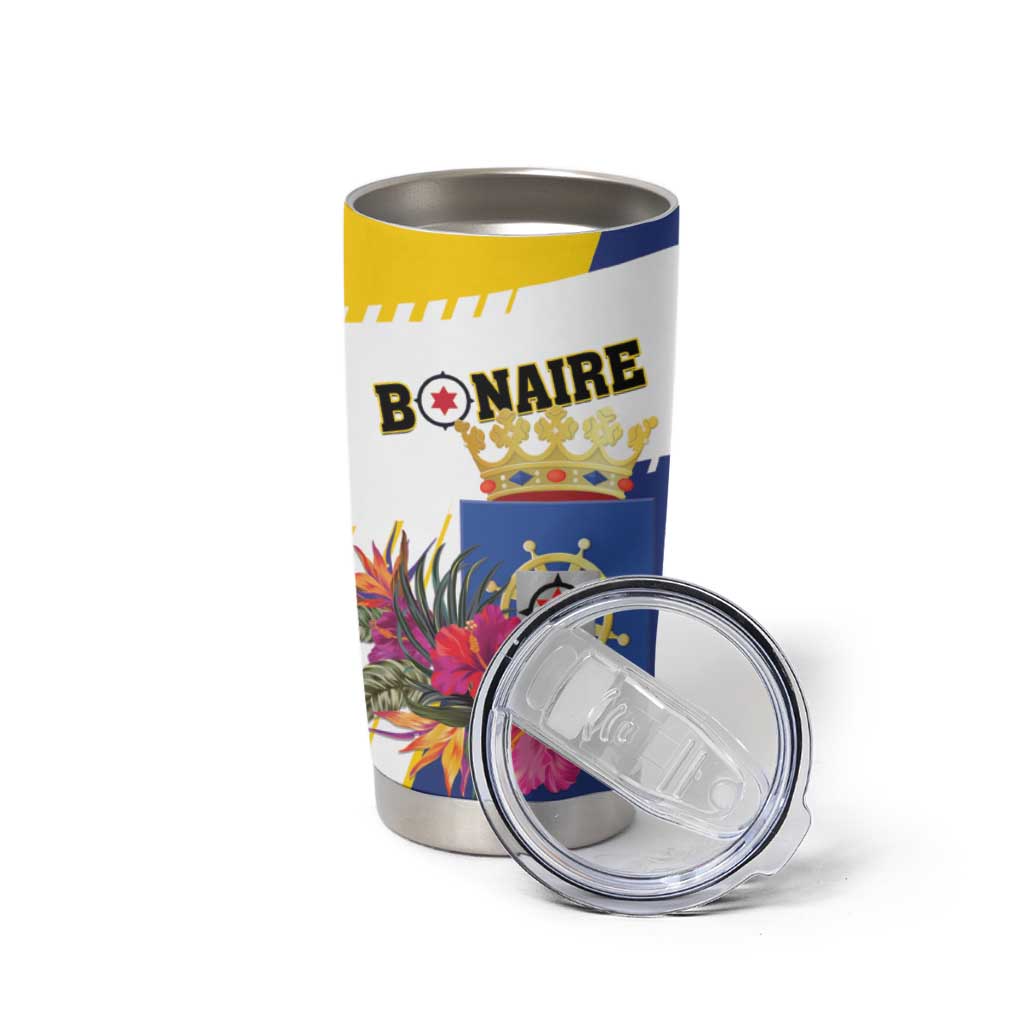 Personalised British Leeward Islands Tumbler Cup Tropical Flower Grunge Style