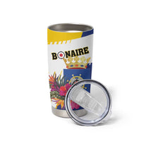 Personalised British Leeward Islands Tumbler Cup Tropical Flower Grunge Style