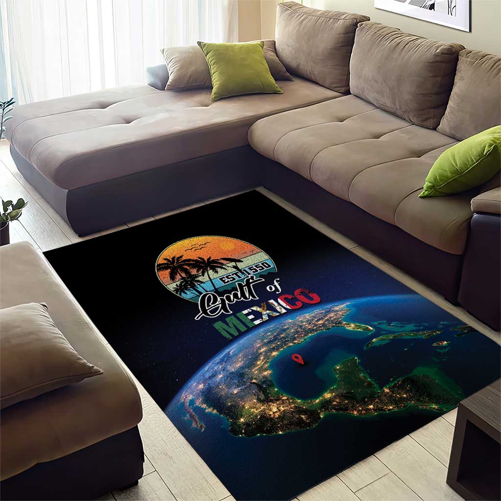 Gulf Of Mexico Est 1550 Area Rug Gulf Of Mexico From Space