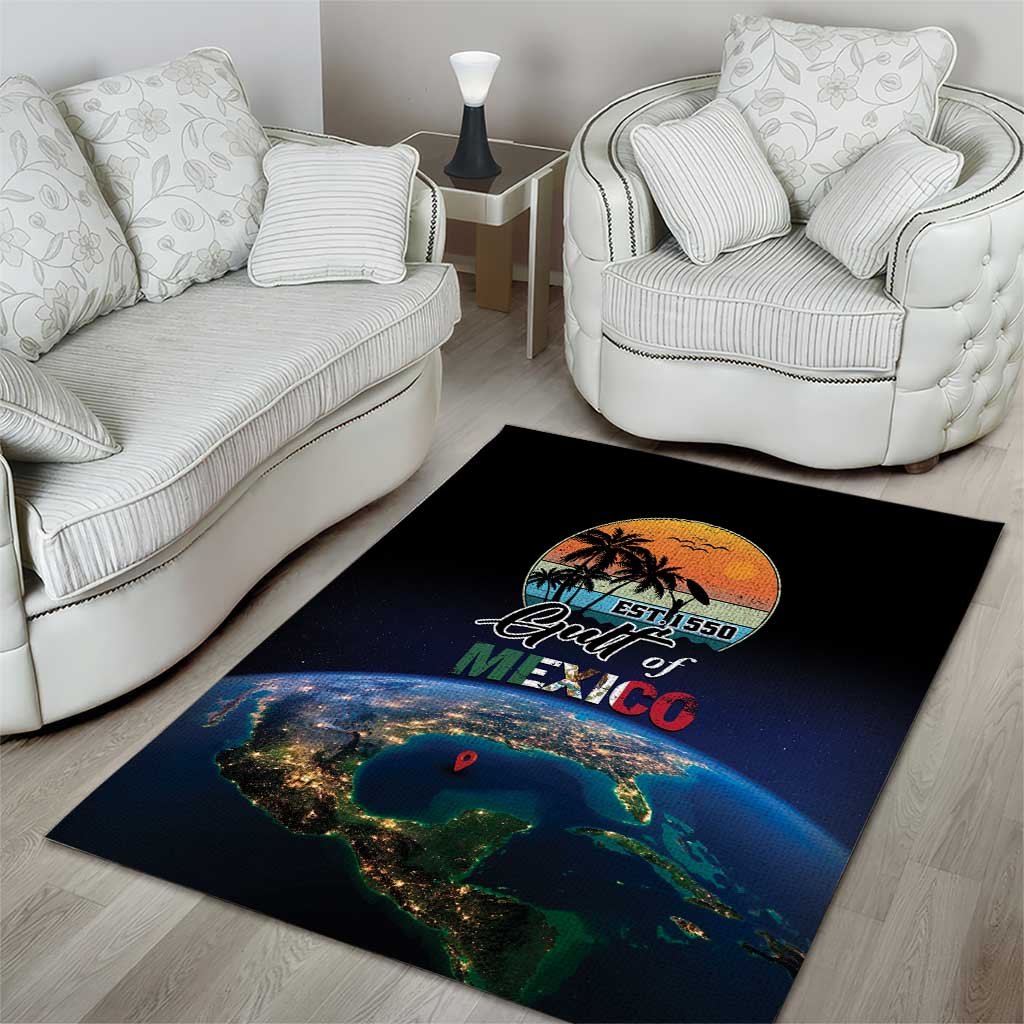 Gulf Of Mexico Est 1550 Area Rug Gulf Of Mexico From Space