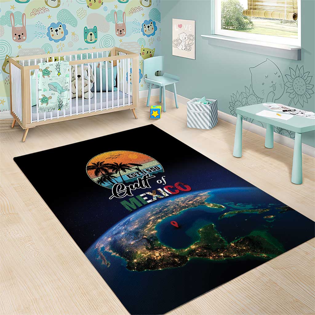 Gulf Of Mexico Est 1550 Area Rug Gulf Of Mexico From Space