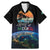Personalized Gulf Of Mexico Est 1550 Family Matching Mermaid Dress and Hawaiian Shirt Gulf Of Mexico From Space