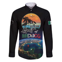 Personalized Gulf Of Mexico Est 1550 Family Matching Puletasi and Hawaiian Shirt Gulf Of Mexico From Space