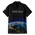 Personalized Gulf Of Mexico Est 1550 Family Matching Short Sleeve Bodycon Dress and Hawaiian Shirt Gulf Of Mexico From Space