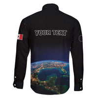 Personalized Gulf Of Mexico Est 1550 Family Matching Short Sleeve Bodycon Dress and Hawaiian Shirt Gulf Of Mexico From Space