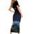 Personalized Gulf Of Mexico Est 1550 Family Matching Short Sleeve Bodycon Dress and Hawaiian Shirt Gulf Of Mexico From Space